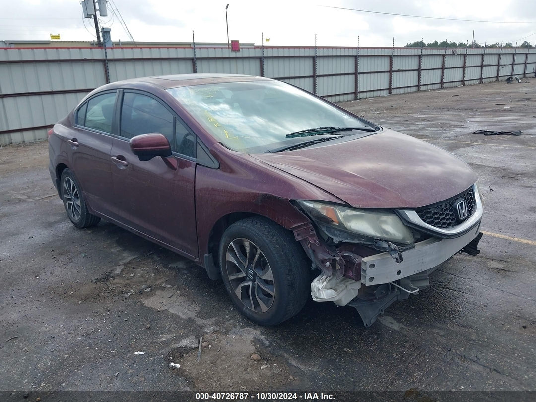 2015 Honda Civic Ex view, angle 1