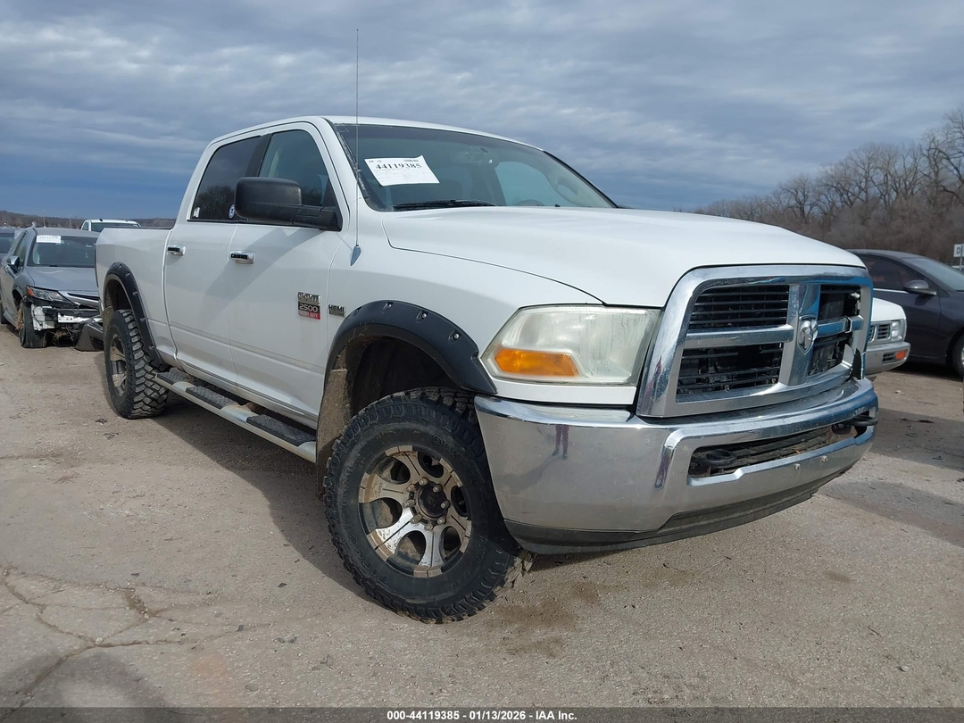Vue de 2012 Ram 2500 Slt, angle 1