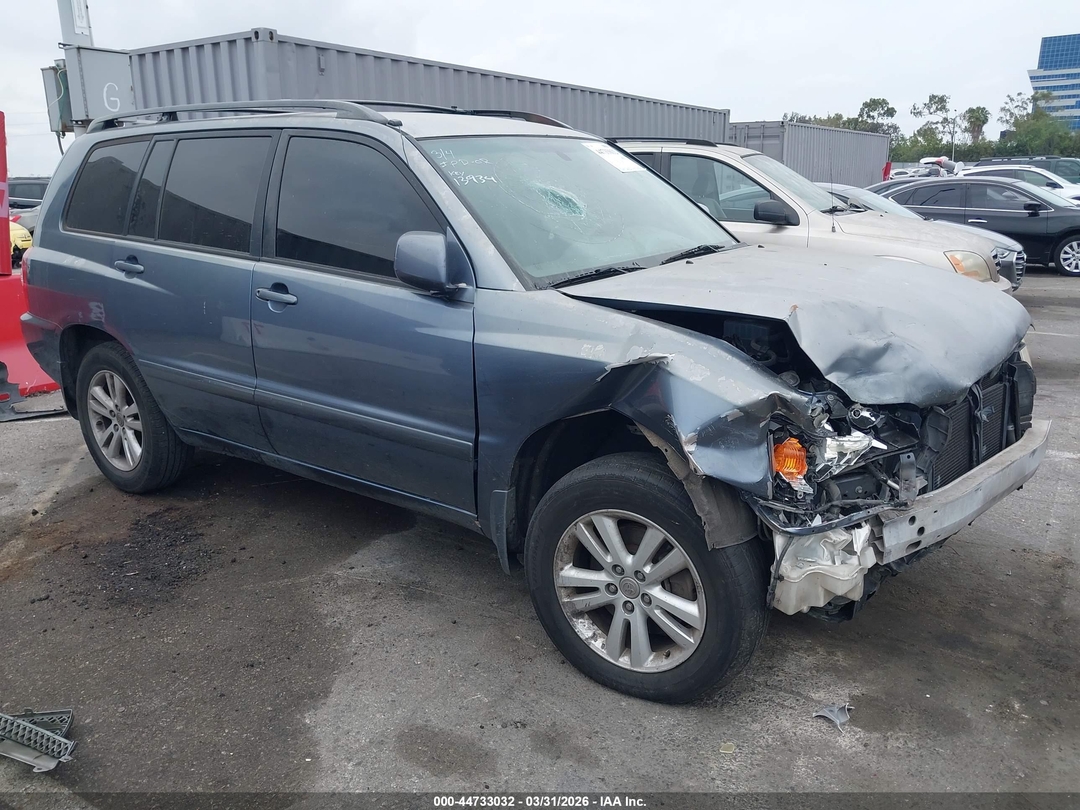 2006 Toyota Highlander Hybrid V6 STD view, angle 1