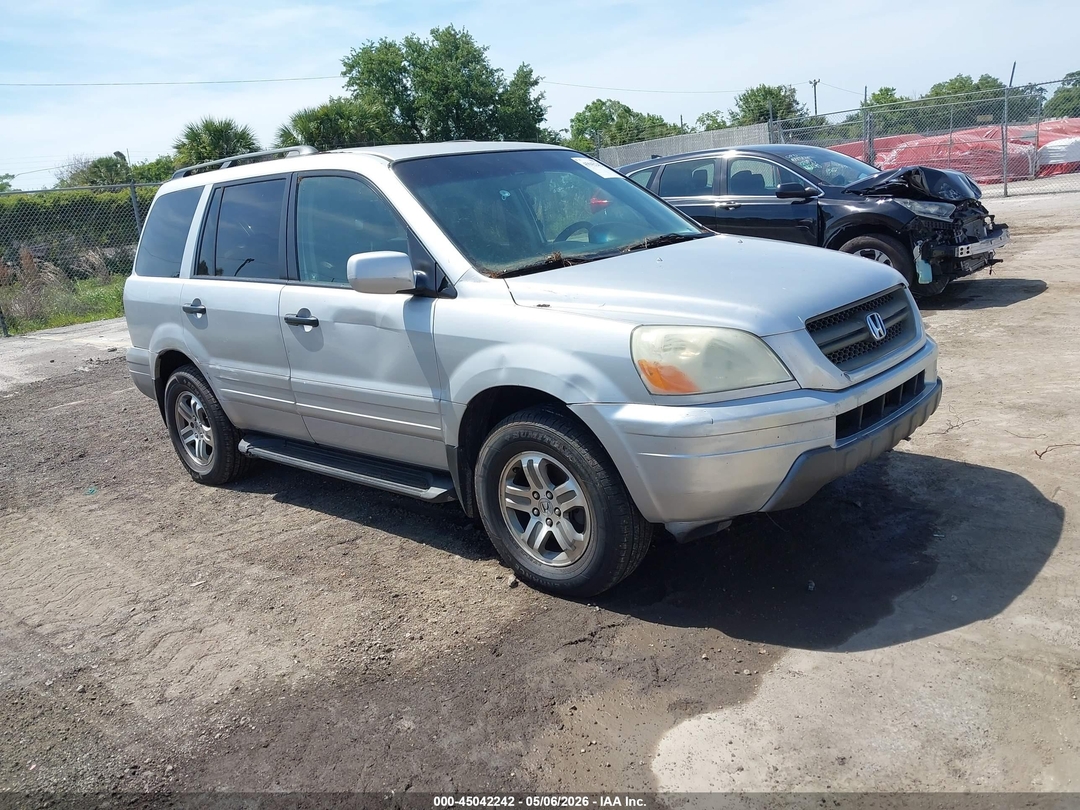 Vue de 2003 Honda Pilot Ex-L, angle 1