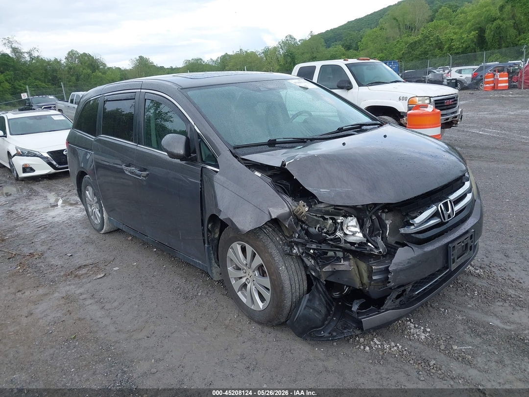 Vista de 2014 Honda Odyssey Ex-L, ángulo 1