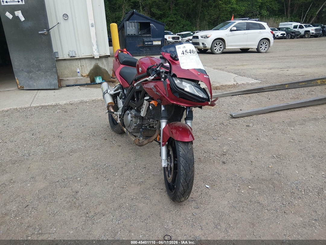 Vue de 2007 Suzuki Sv650, angle 1