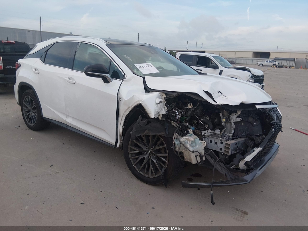 Vue de 2018 Lexus Rx 350 F Sport, angle 1