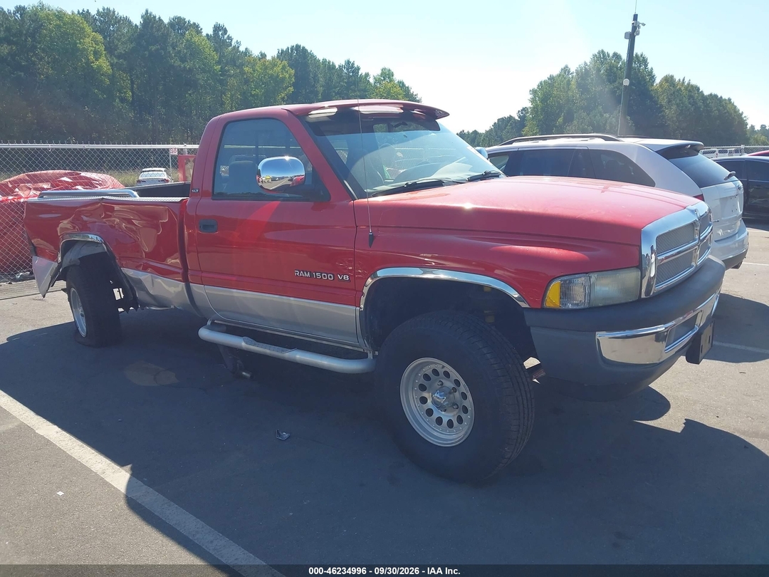 منظر 1999 Dodge Ram 1500 St، زاوية 1