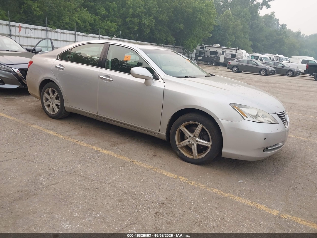 Vue de 2009 Lexus Es 350, angle 1
