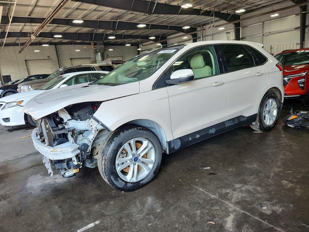 Вид 2019 FORD EDGE SEL, угол 1