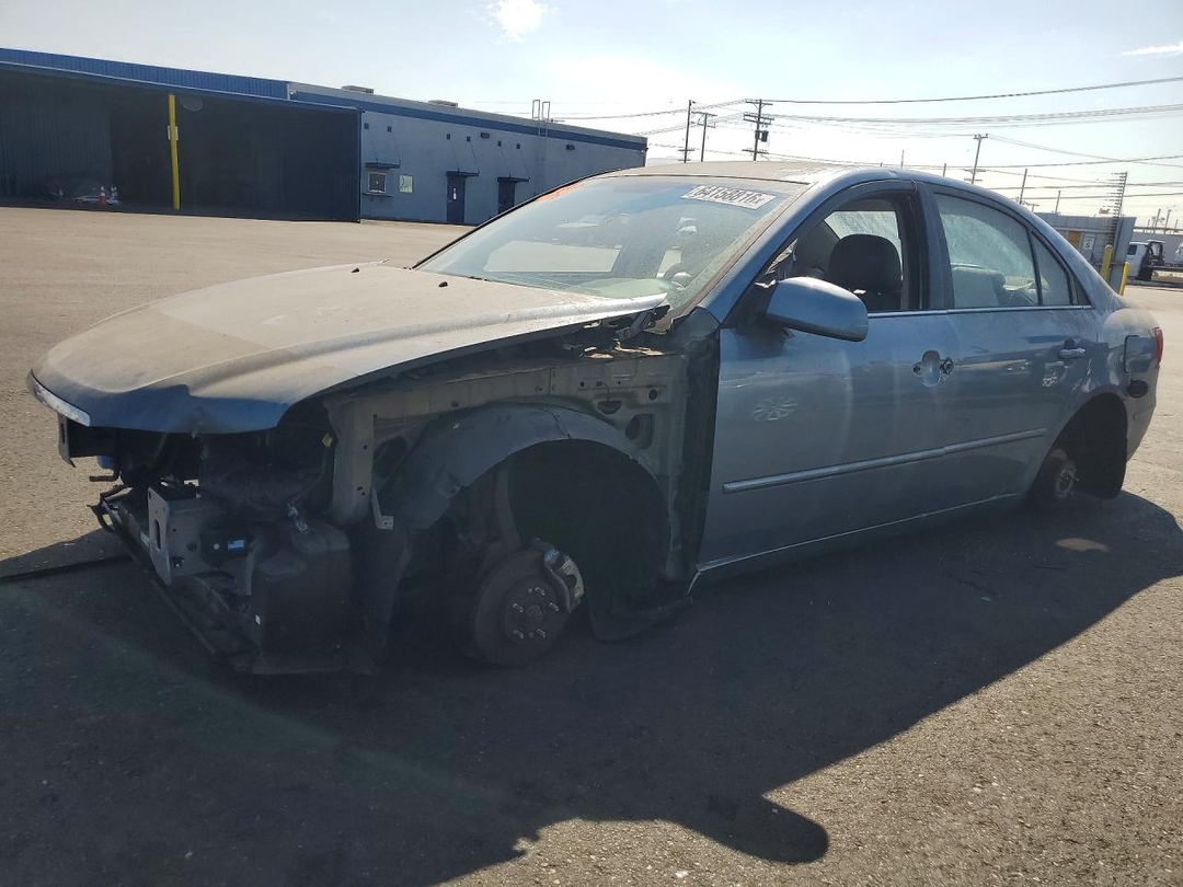 Вид 2009 HYUNDAI SONATA GLS, угол 1