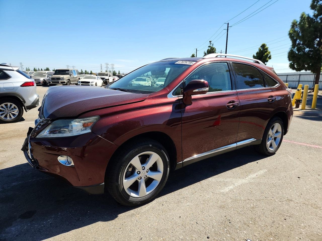 Vue de 2014 LEXUS RX 350 BASE, angle 1