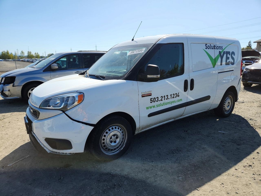 2022 RAM PROMASTER CITY TRADESMAN DELIVERY VAN view, angle 1