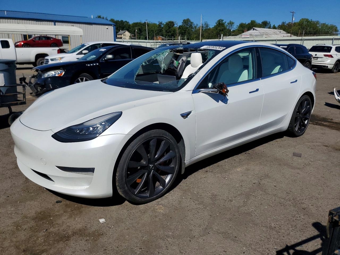 Вид 2020 TESLA MODEL 3, угол 1