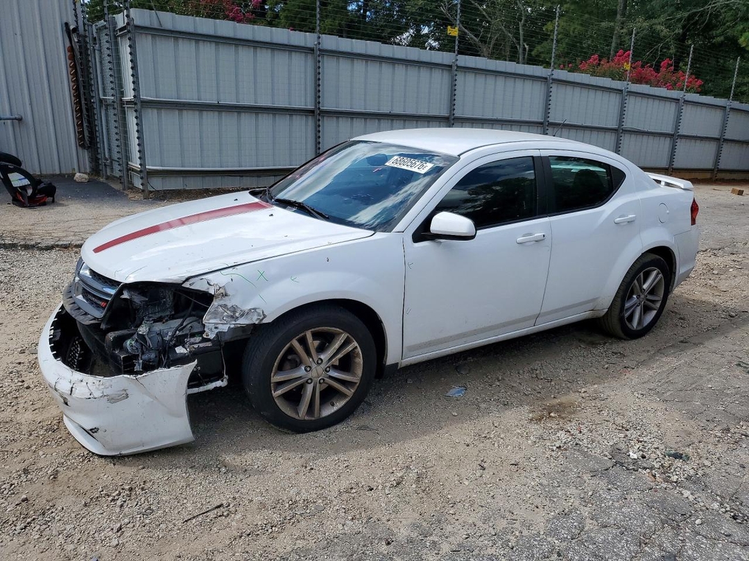 منظر 2012 DODGE AVENGER SXT، زاوية 1