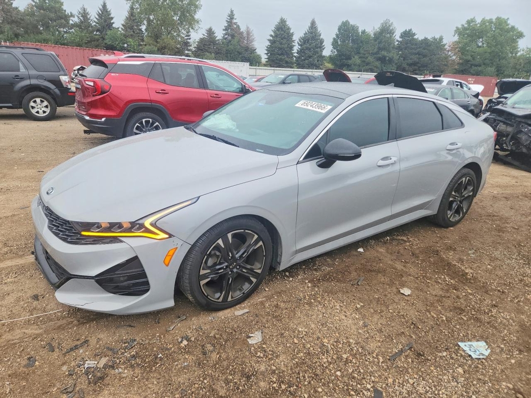 Вид 2021 KIA K5 GT LINE, угол 1