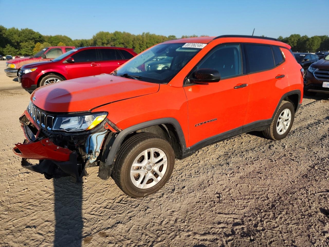 2018 JEEP COMPASS SPORT view, angle 1