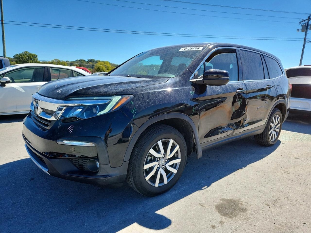 Vedere 2021 HONDA PILOT EXL, unghi 1