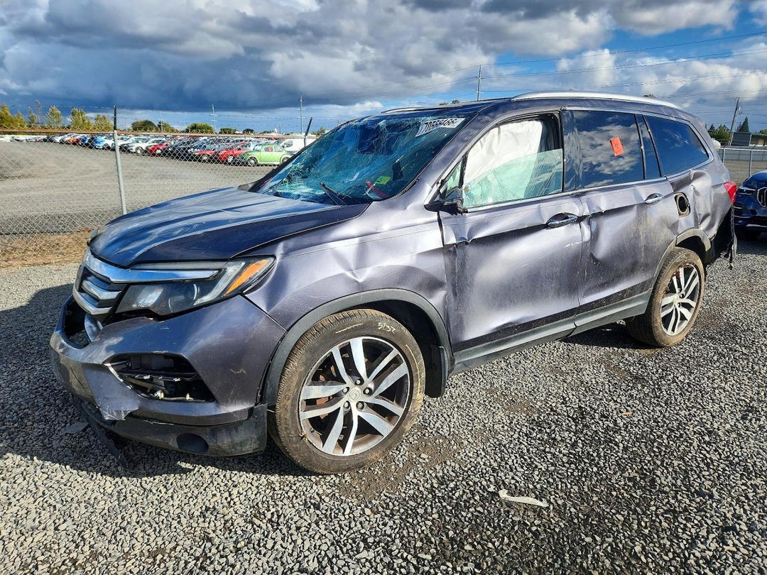 منظر 2017 HONDA PILOT TOURING، زاوية 1