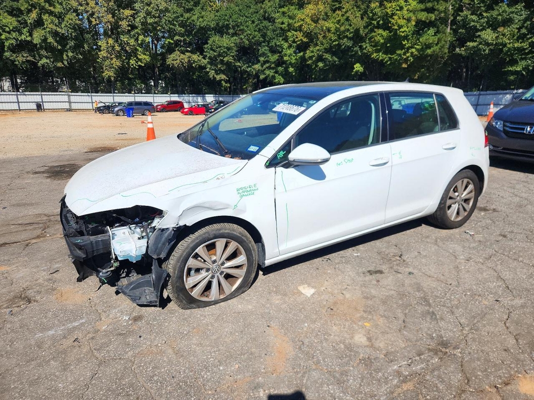 Vista de 2021 VOLKSWAGEN GOLF, ángulo 1