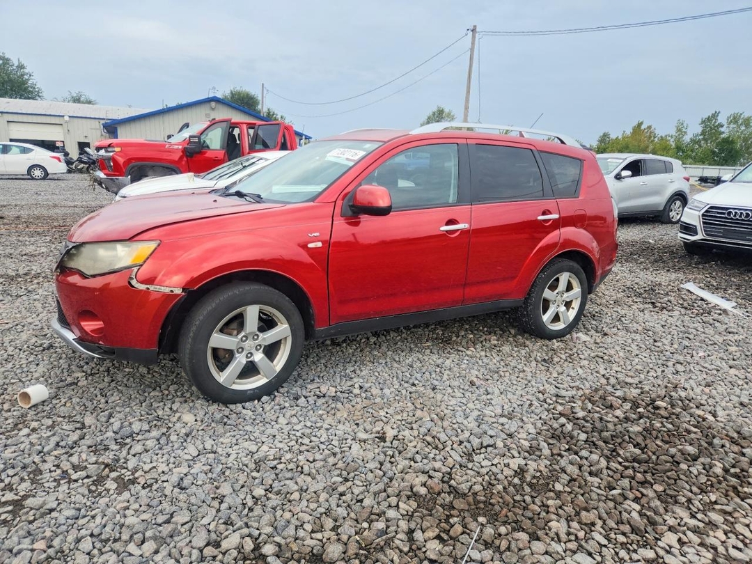 2008 MITSUBISHI OUTLANDER XLS view, angle 1