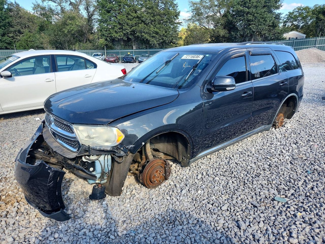 2011 DODGE DURANGO CREW view, angle 1