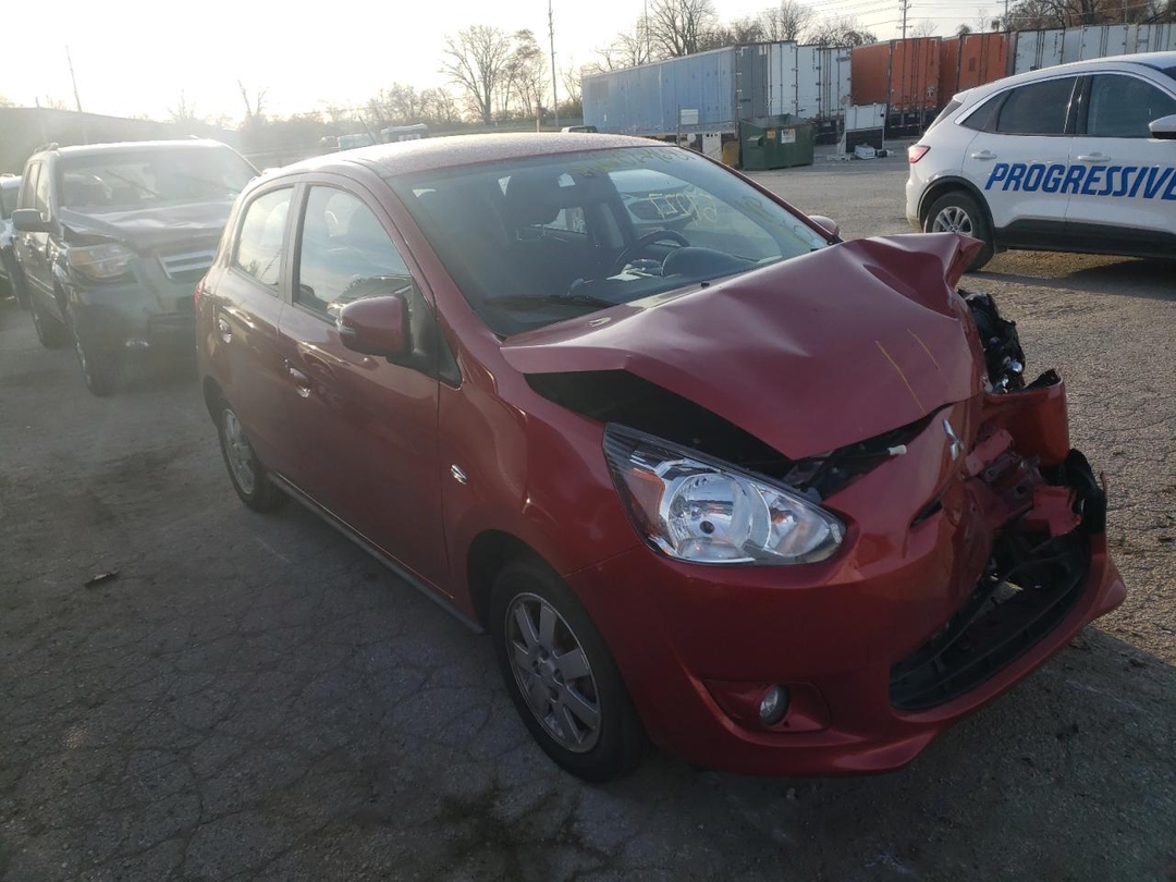 Вид 2015 MITSUBISHI MIRAGE ES, угол 1