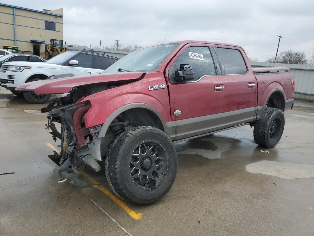 Vue de 2017 FORD F150 SUPERCREW, angle 1