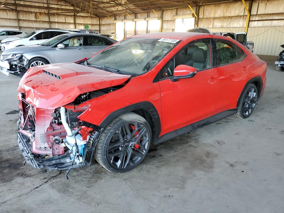 Vue de 2024 SUBARU WRX TR, angle 1