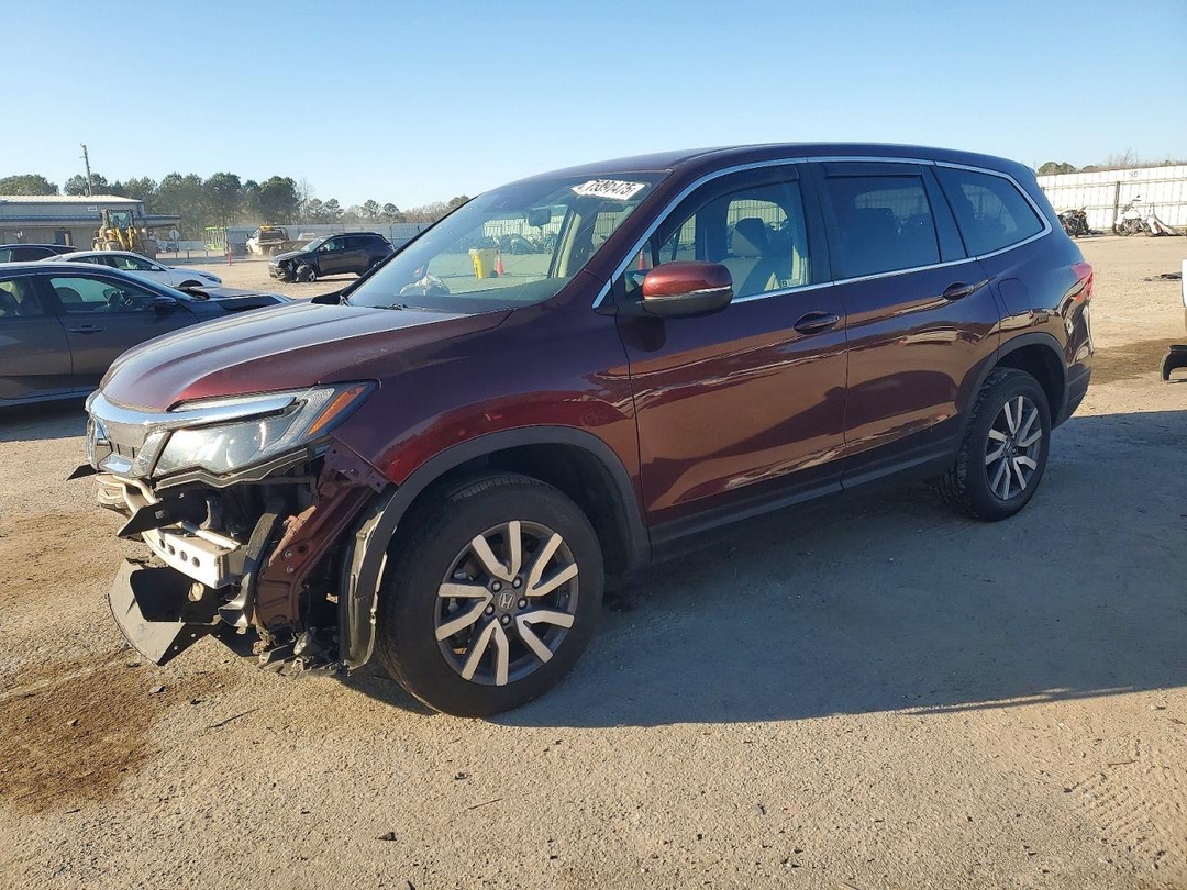 Vue de 2021 HONDA PILOT EX, angle 1