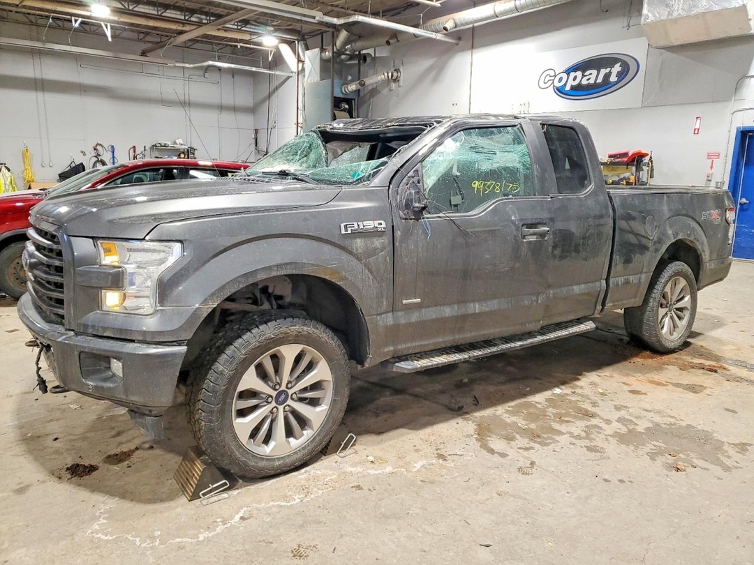 Vista de 2017 FORD TRUCK/VAN F150 XL SUPERCAB 4WD, ángulo 1