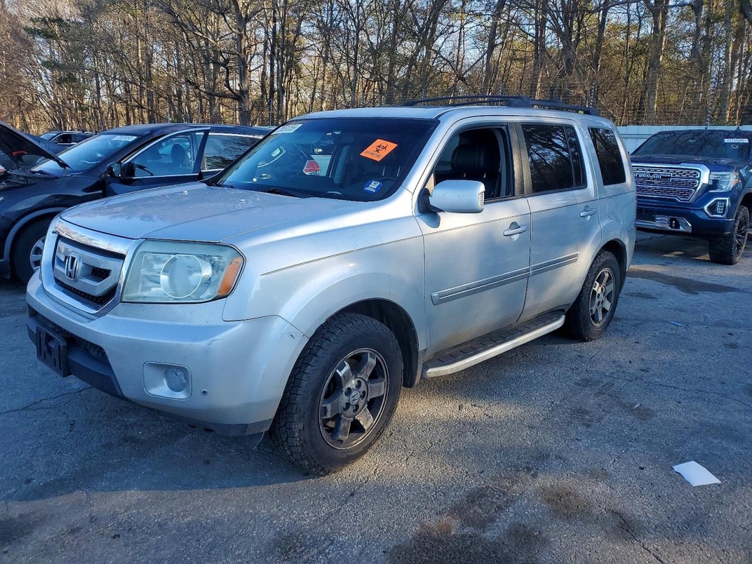 Вид 2009 HONDA PILOT TOURING, угол 1