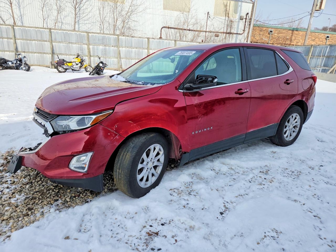 Vue de 2019 CHEVROLET EQUINOX LT, angle 1
