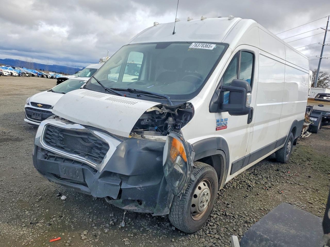 Vue de 2019 RAM PROMASTER 3500 UTILITY / SERVICE VAN, angle 1