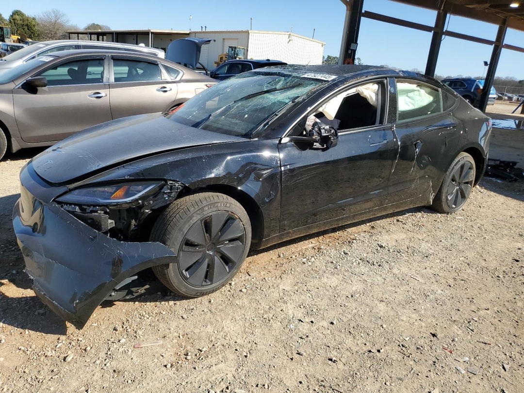 2025 TESLA MODEL 3 view, angle 1