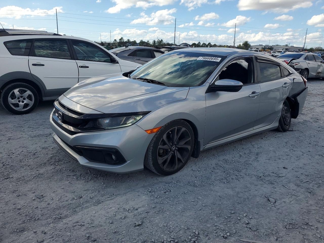 Vue de 2020 HONDA CIVIC SPORT, angle 1