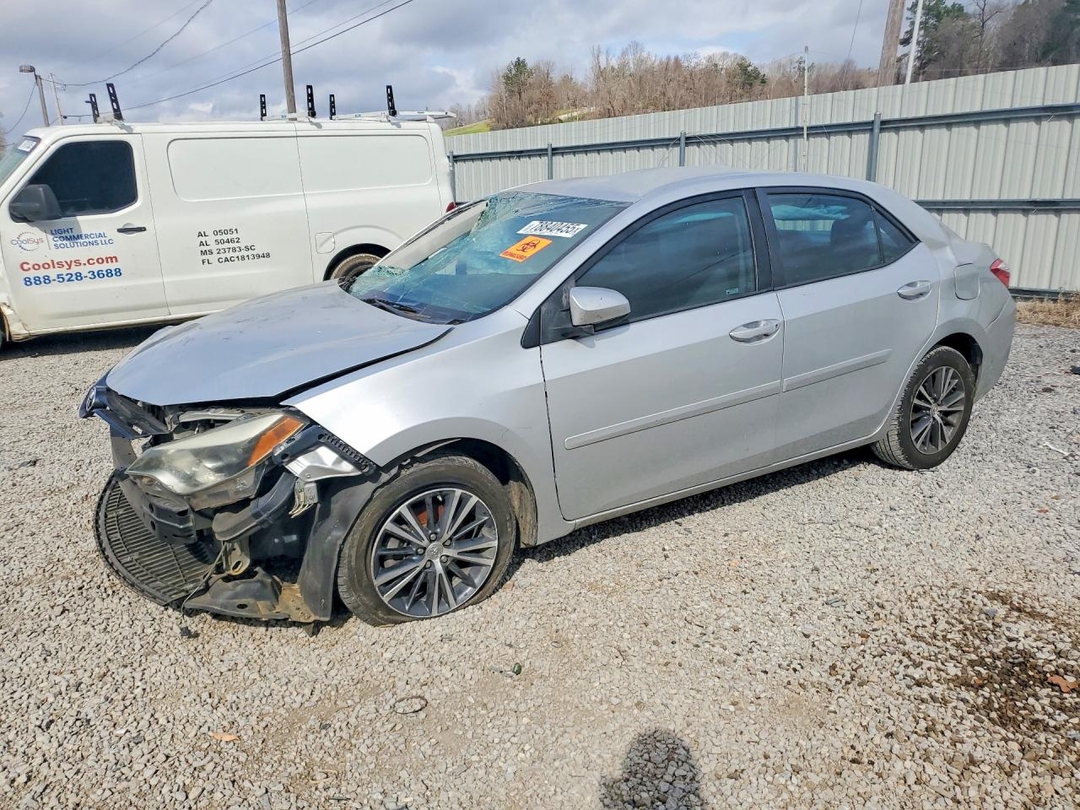 Вид 2016 TOYOTA COROLLA LE PLUS, угол 1