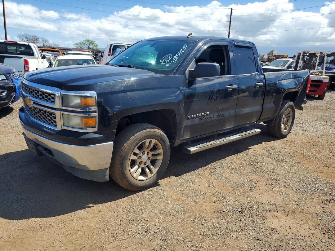 Вид 2014 CHEVROLET SILVERADO, угол 1