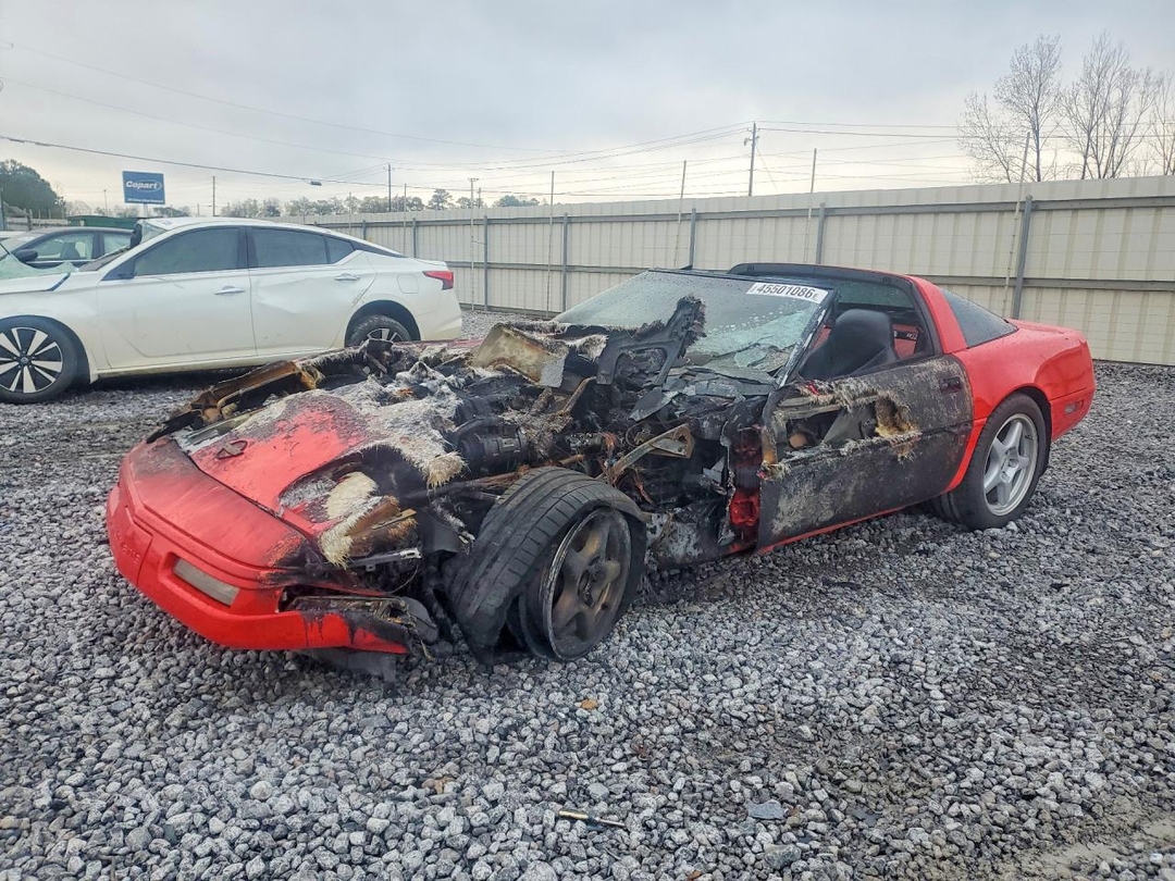 Вид 1996 CHEVROLET CORVETTE, угол 1