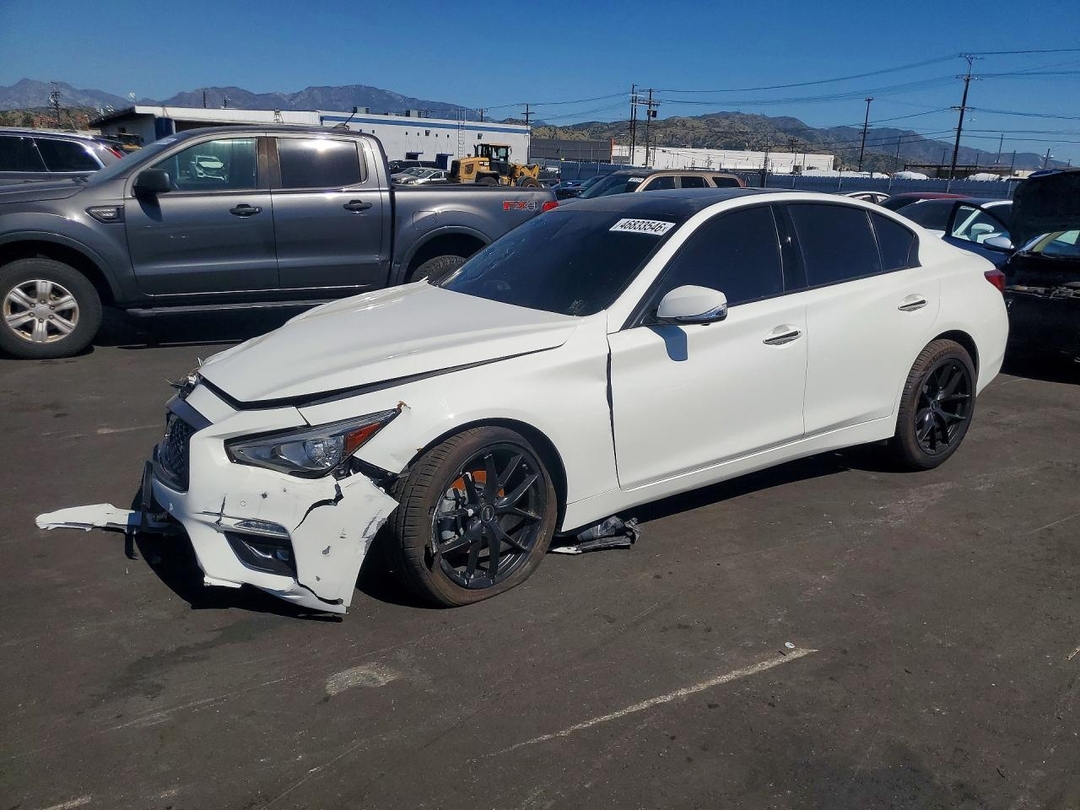 Vista de 2021 INFINITI Q50 LUXE, ángulo 1