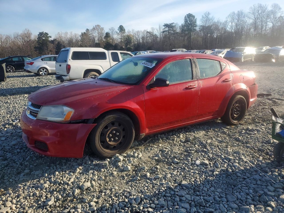 Vue de 2013 DODGE AVENGER SE, angle 1