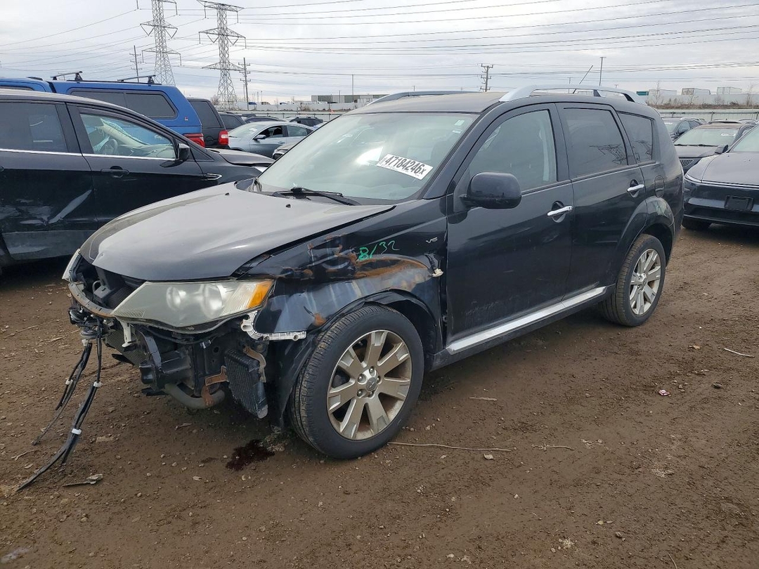 Vue de 2009 MITSUBISHI OUTLANDER XLS, angle 1