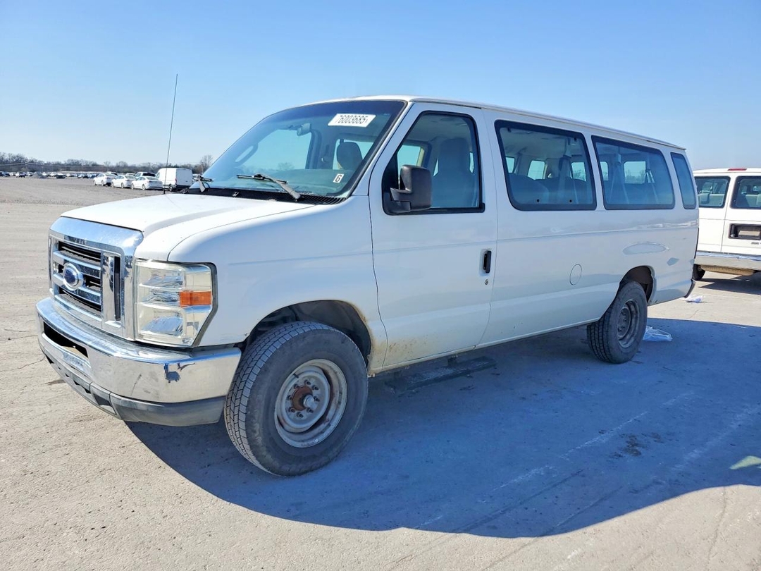 Vista de 2012 FORD ECONOLINE E350 SUPER DUTY WAGON, ángulo 1