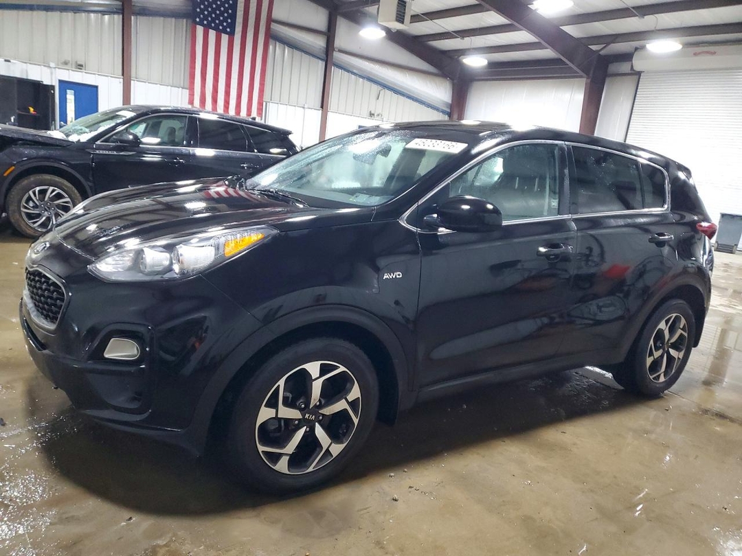 Вид 2022 KIA SPORTAGE LX, угол 1