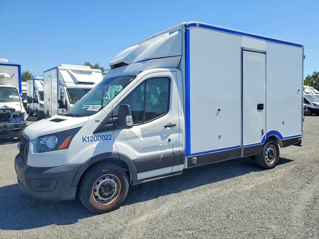 منظر 2020 FORD TRANSIT DELIVERY TRUCK، زاوية 1