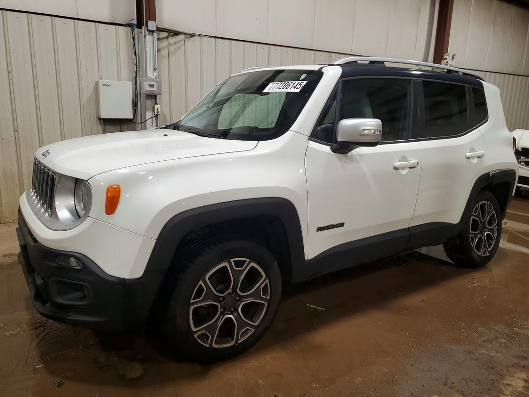 Vista de 2016 JEEP RENEGADE LIMITED, ángulo 1