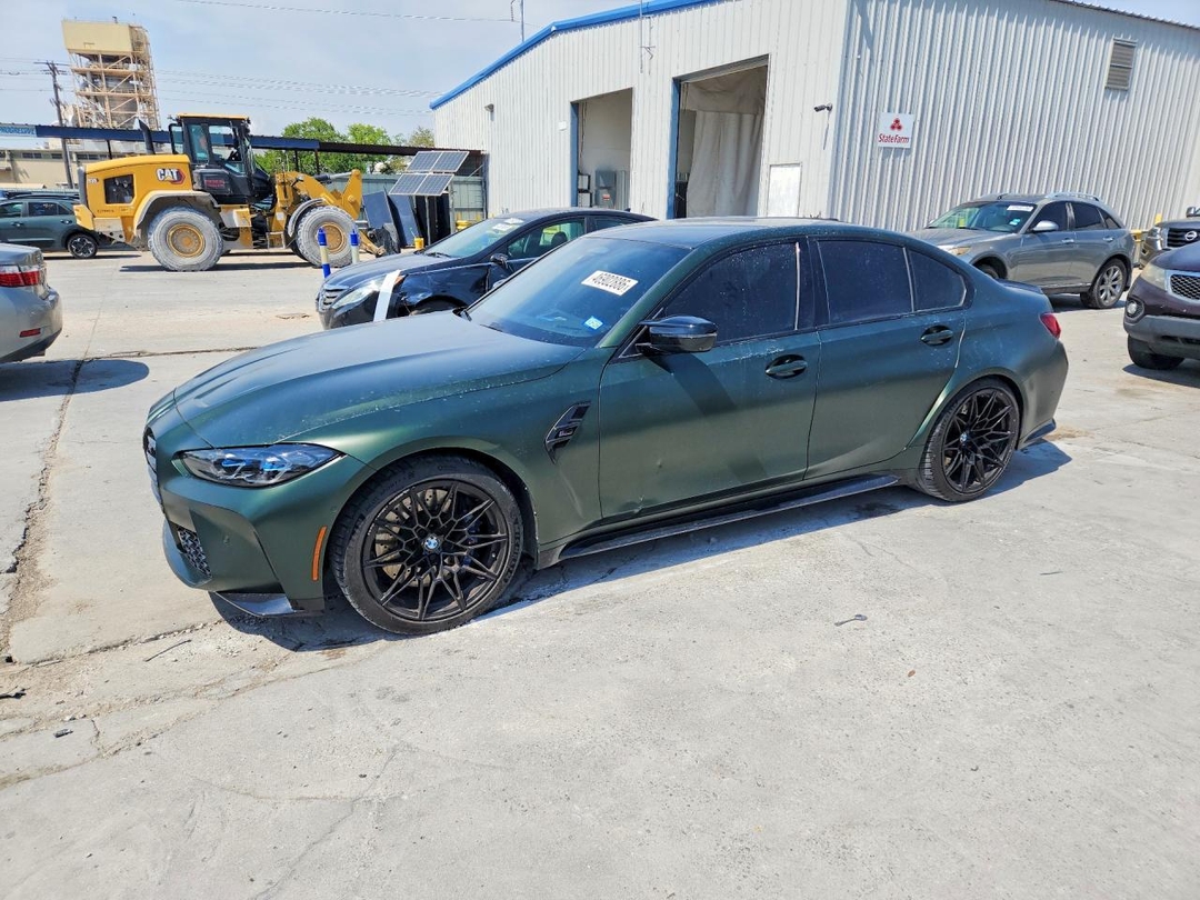 Вид 2024 BMW M3 COMPETITION, угол 1