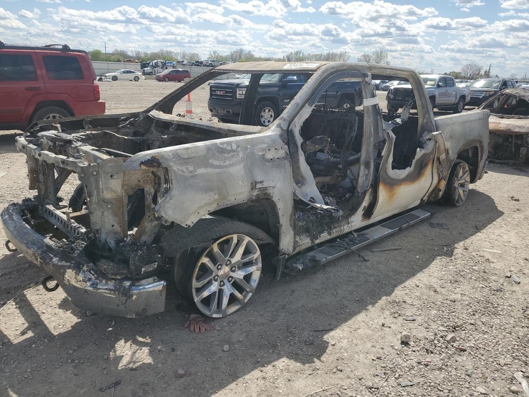 Вид 2019 GMC SIERRA K1500 SLT, угол 1