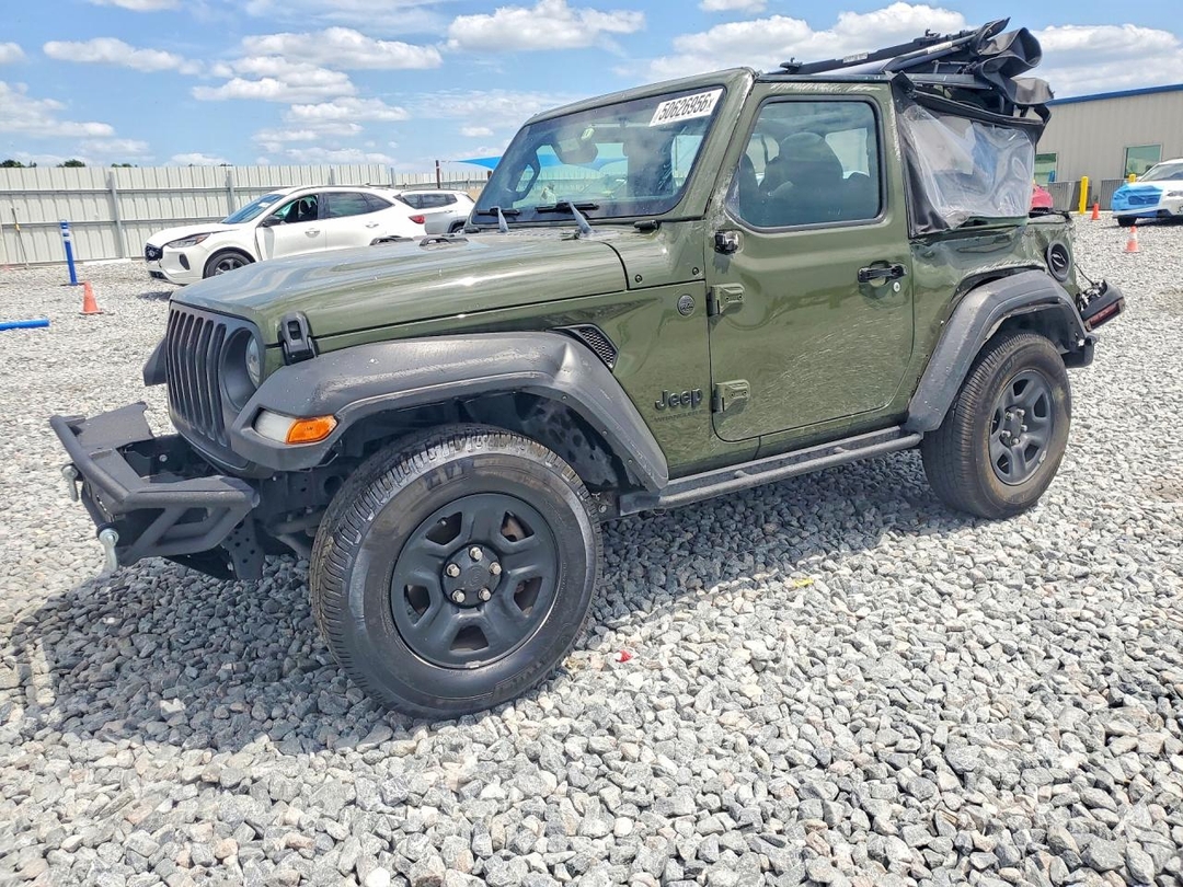 Vue de 2023 JEEP WRANGLER SPORT, angle 1