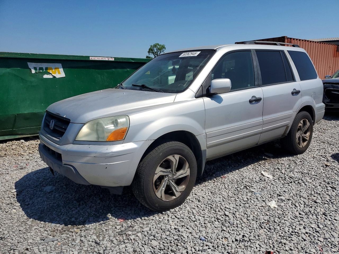Vue de 2003 HONDA PILOT EXL, angle 1