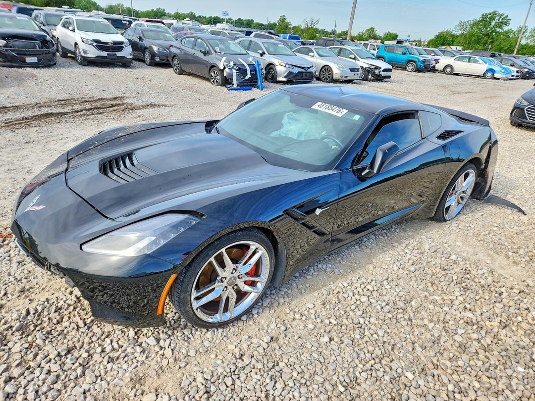 منظر 2015 CHEVROLET CORVETTE STINGRAY Z51 3LT، زاوية 1