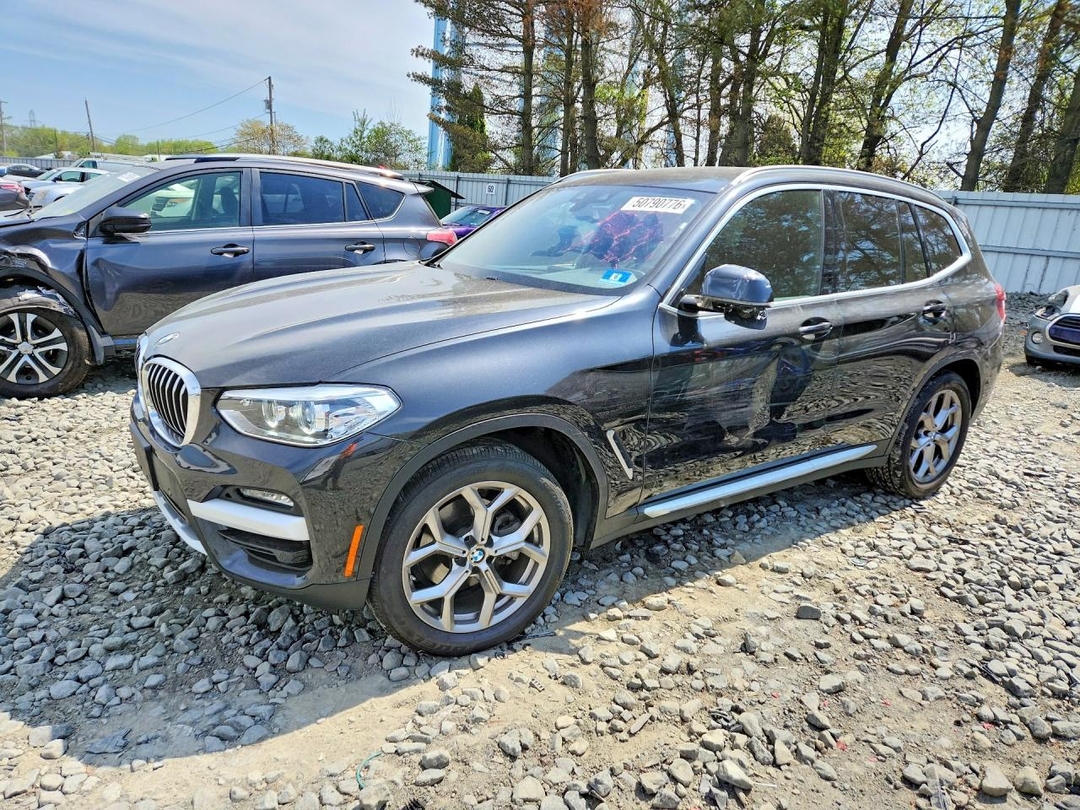 Vedere 2020 BMW X3 XDRIVE30I, unghi 1