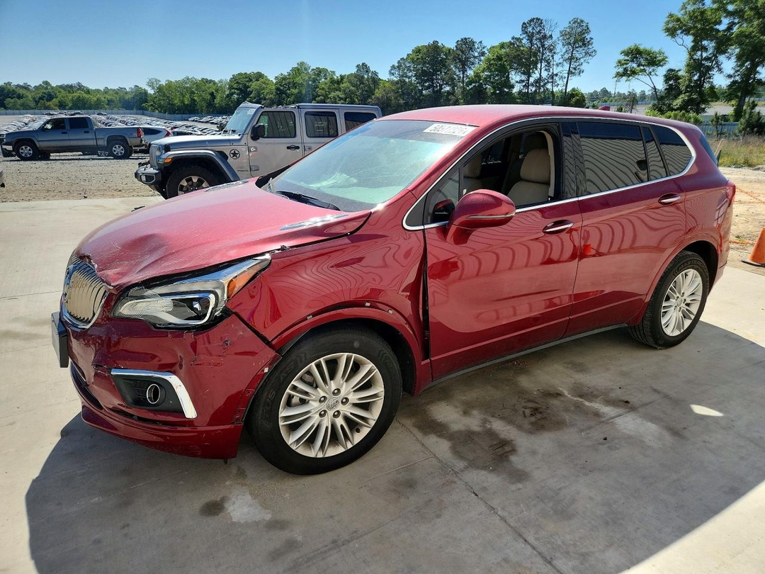 منظر 2017 BUICK ENVISION PREFERRED، زاوية 1