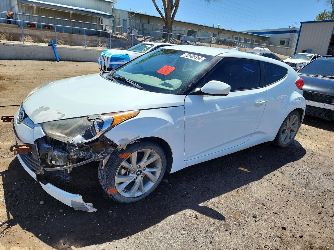 Vista de 2016 HYUNDAI VELOSTER BASE, ángulo 1